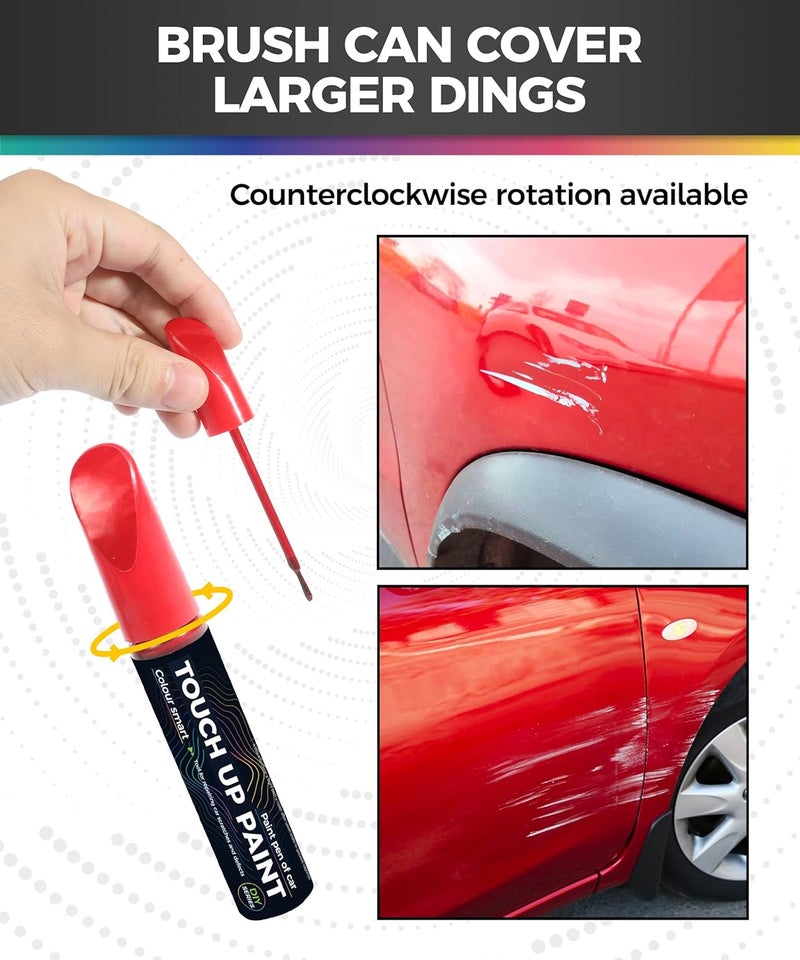 UBOG Touch Up Paint Pen,Touch Up Paint for Cars,Car Accessories Car Touch Up Paint, Automotive Paint Pen Scratch Repair,Cars Remover Scratch Paint Pen,Cars Paints Pens for Erase Auto Scratches (Red) - Image 3